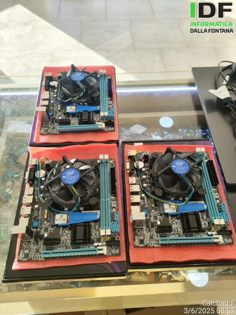 Kits de placa madre y procesador listos